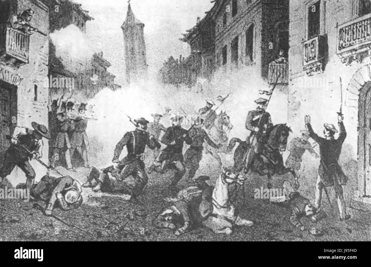 Primera Guerra Carlista Stock Photo Alamy