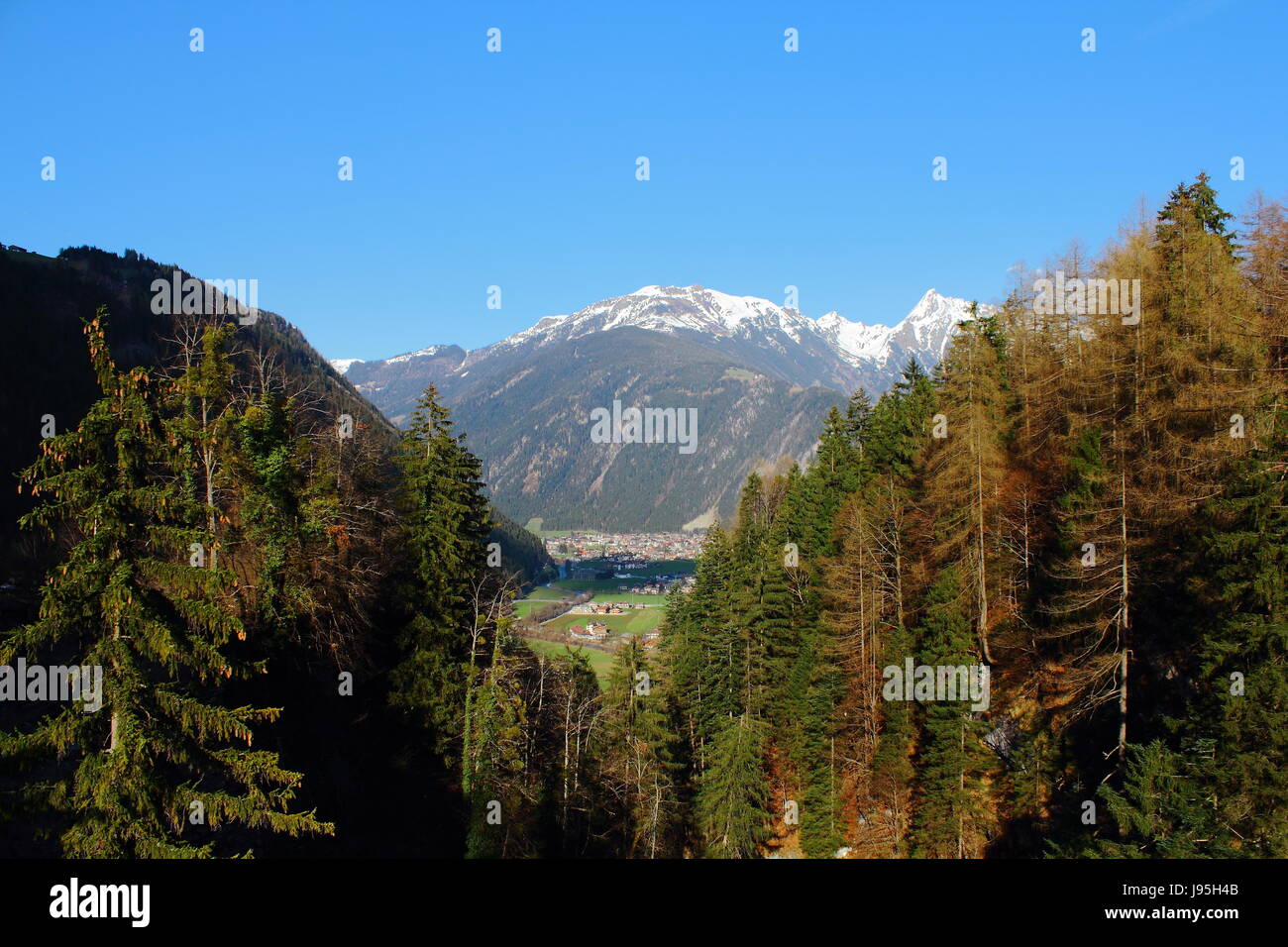 mountains, winter, spring, snow, mountain, forest, nature, mountains, holiday, Stock Photo