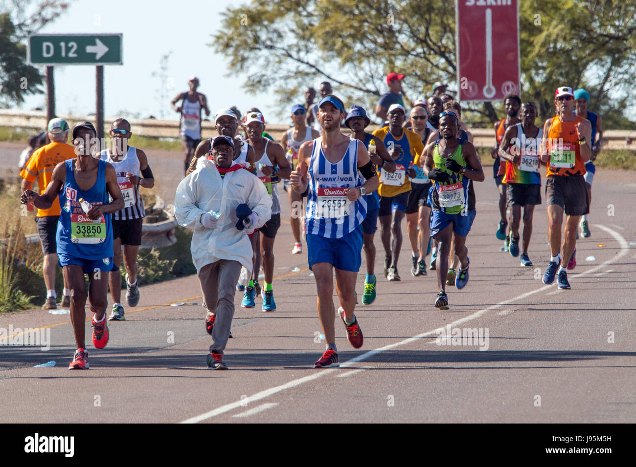 CATO RIDGE, DURBAN, SOUTH AFRICA : JUNE 4, 2017: Many unknown ...