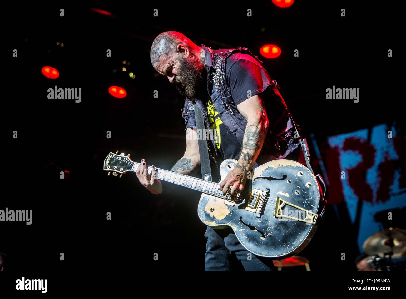 Lars frederiksen guitarist for rancid hi-res stock photography and ...