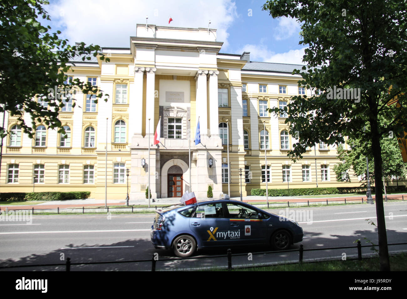 Warsaw taxi hires stock photography and images Alamy
