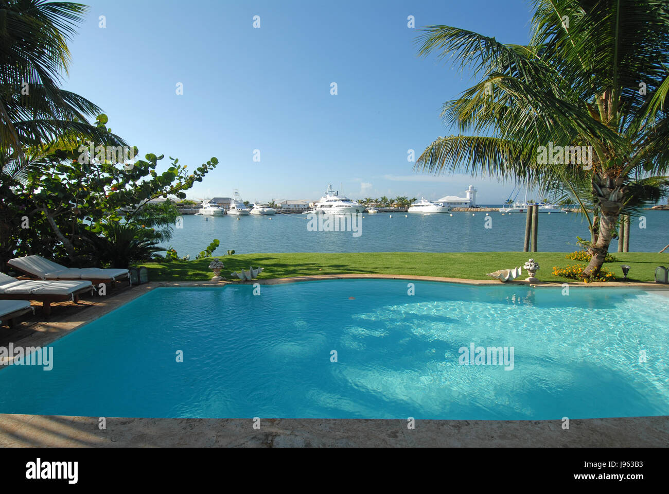 Luxury house resort & villas in Casa de Campo, La Romana, Dominican Republic Stock Photo