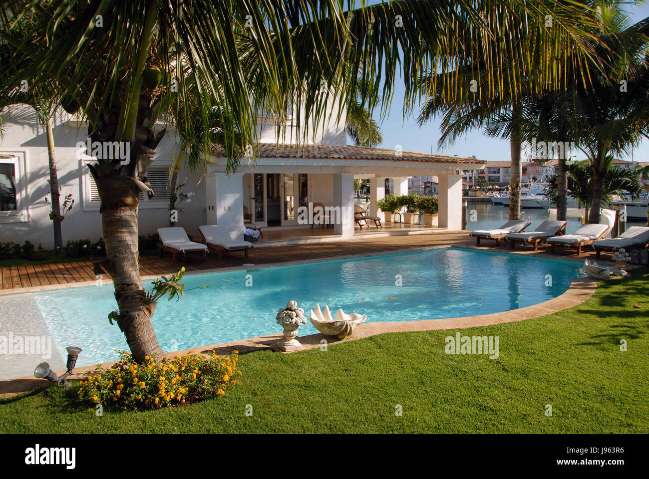 Luxury house resort & villas in Casa de Campo, La Romana, Dominican Republic Stock Photo