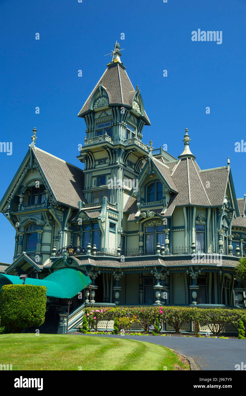 Carson Mansion, Eureka, California Stock Photo