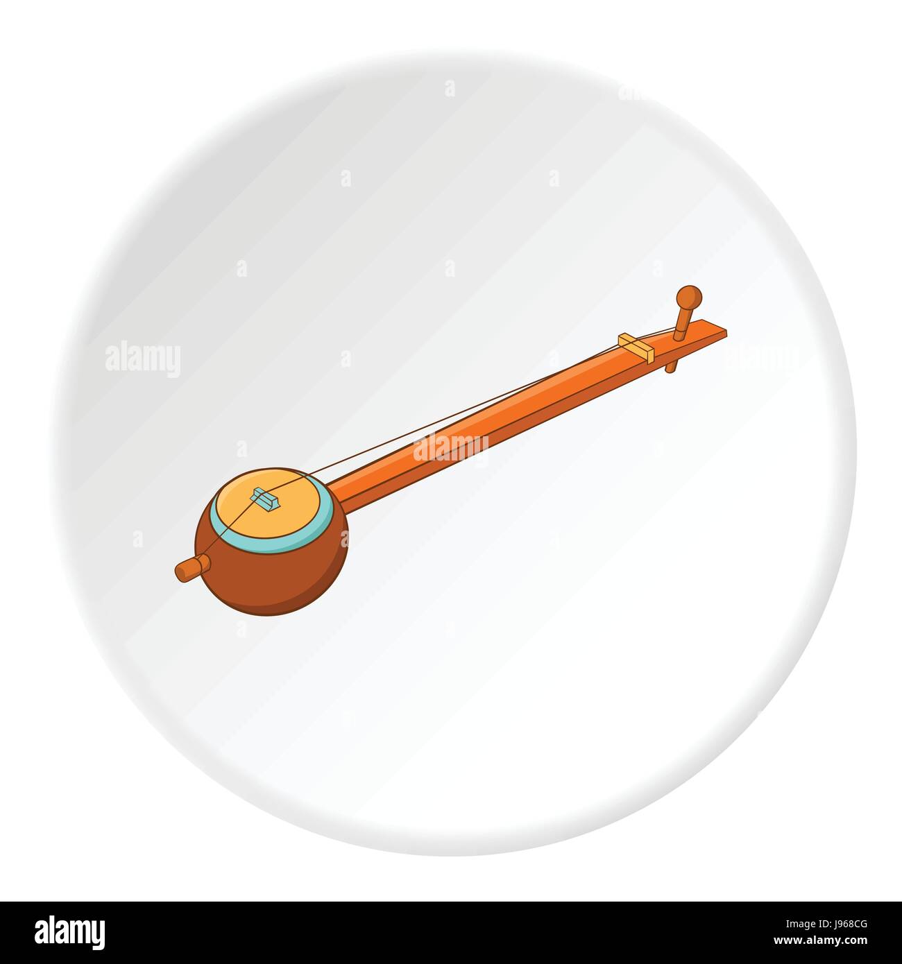 Sitar icon, cartoon style Stock Vector Image & Art Alamy
