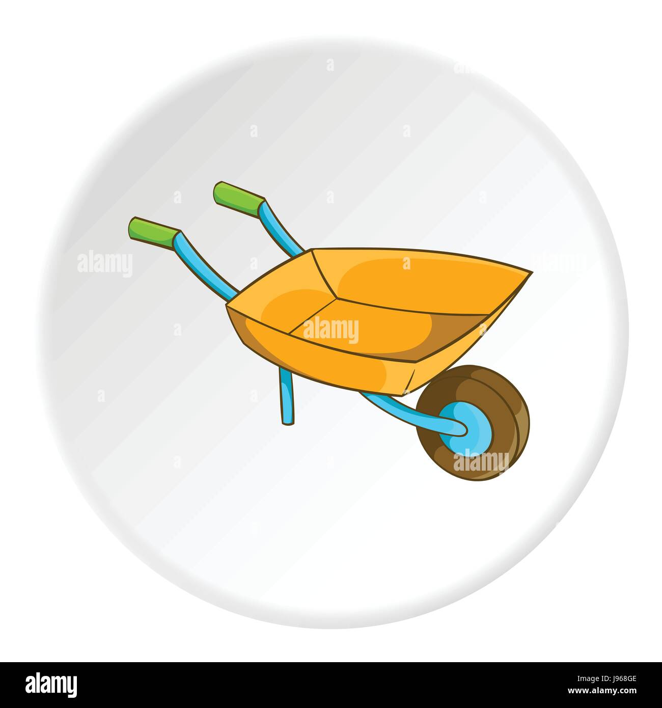 Garden wheelbarrow icon, cartoon style Stock Vector Image & Art - Alamy