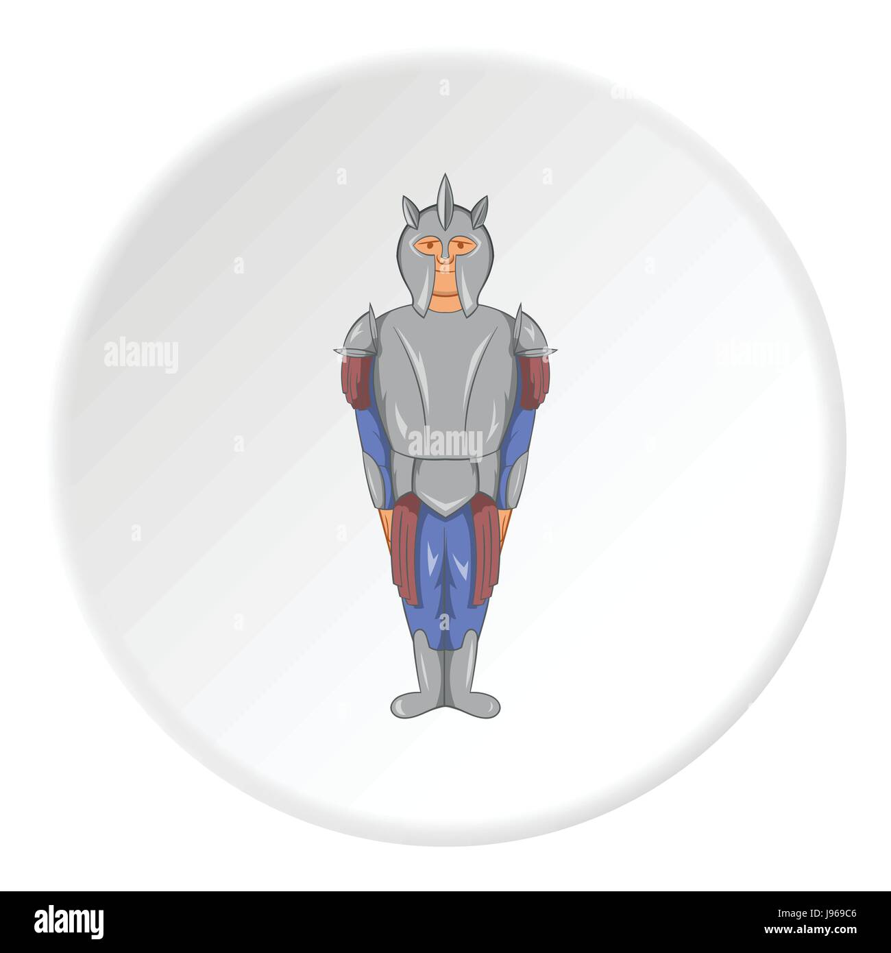 Medieval warrior icon, cartoon style Stock Vector Image & Art - Alamy