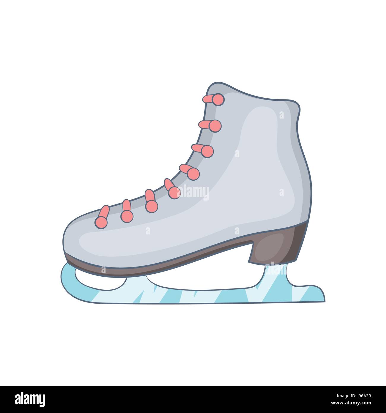 Ice skate boot icon, cartoon style Stock Vector Image & Art - Alamy