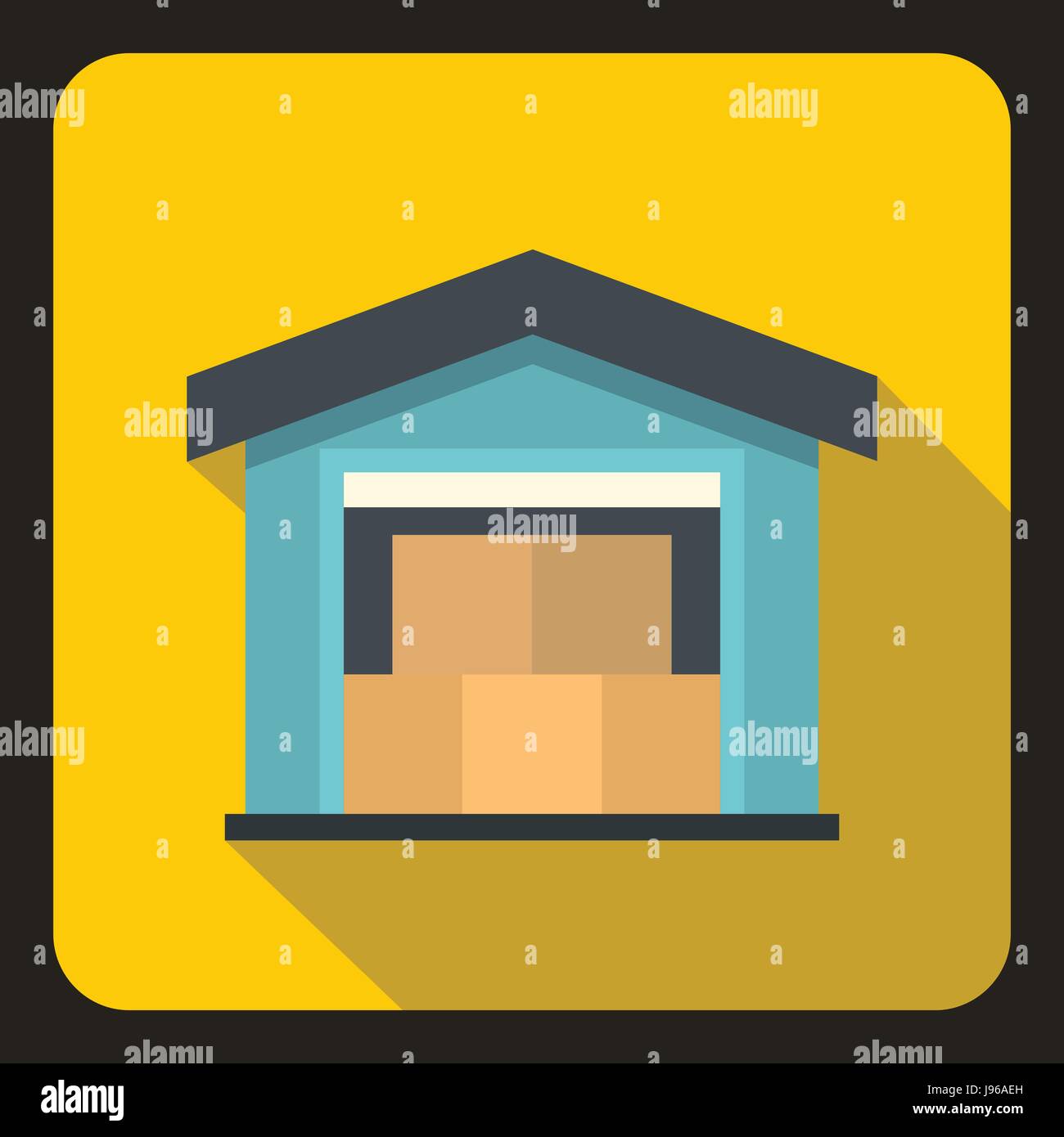 House icon, flat style Stock Vector Image & Art - Alamy