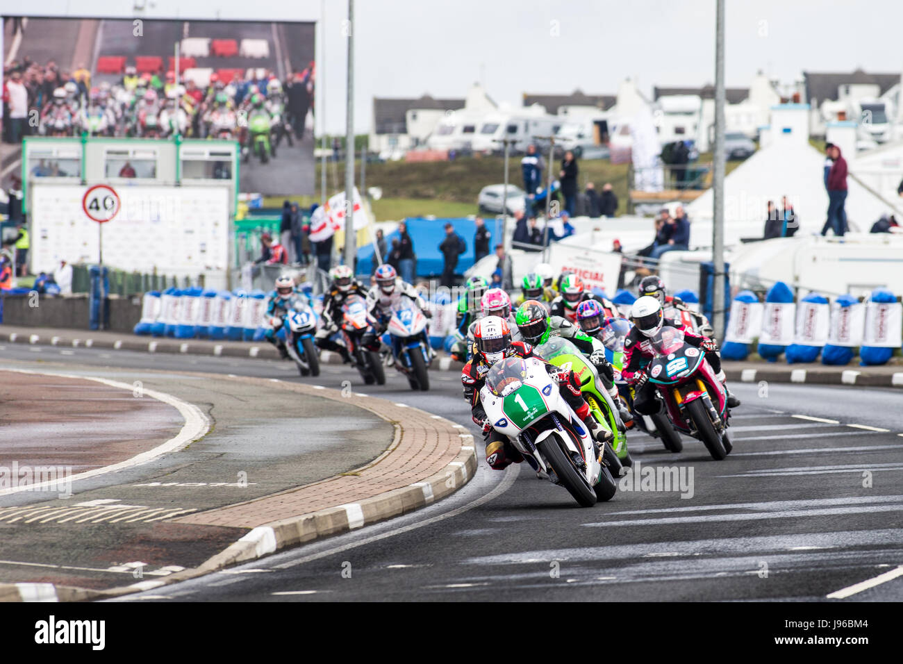 North West 200 International Motorcycle Road Races Stock Photo Alamy