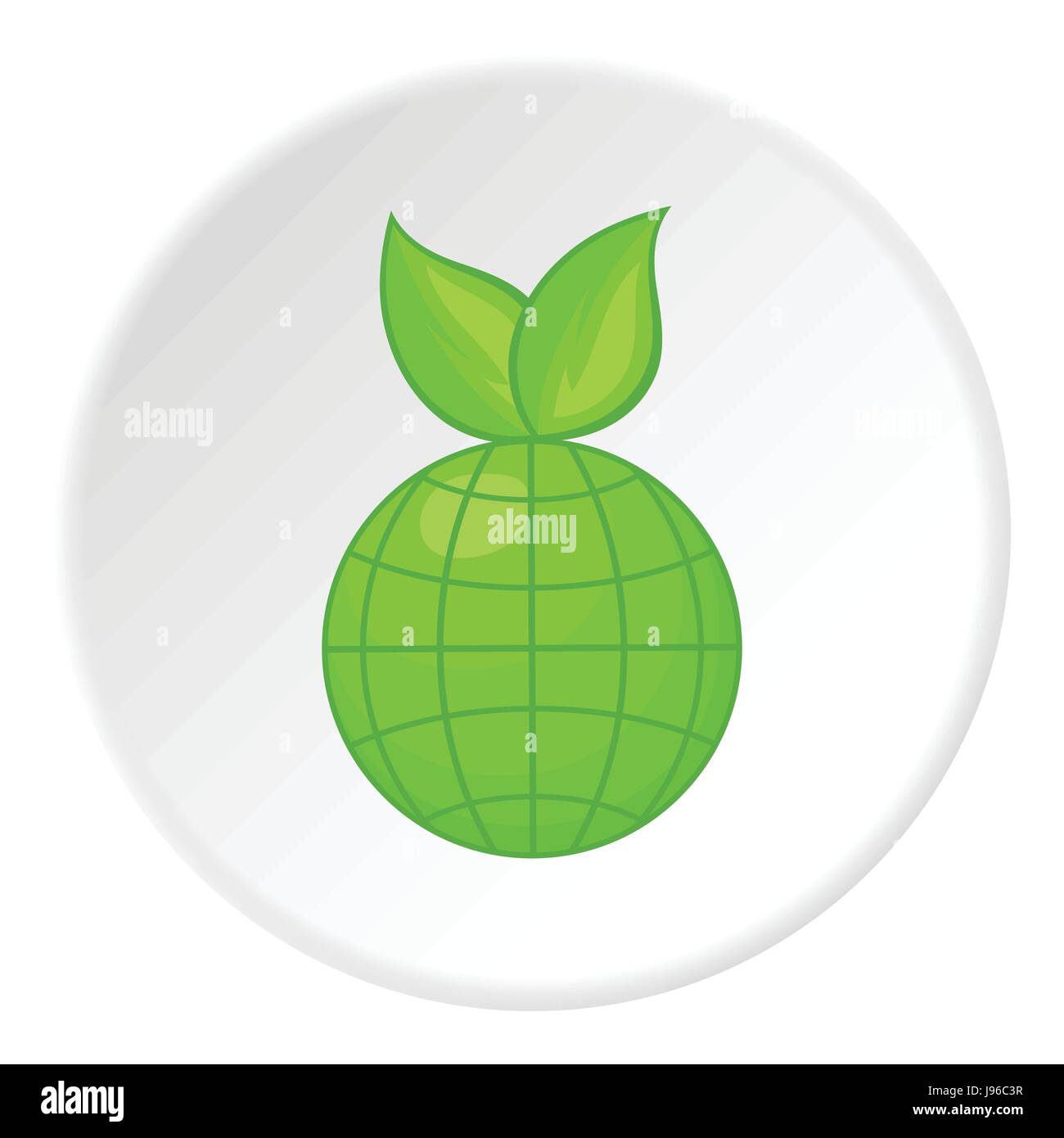 Green planet icon, cartoon style Stock Vector Image & Art - Alamy