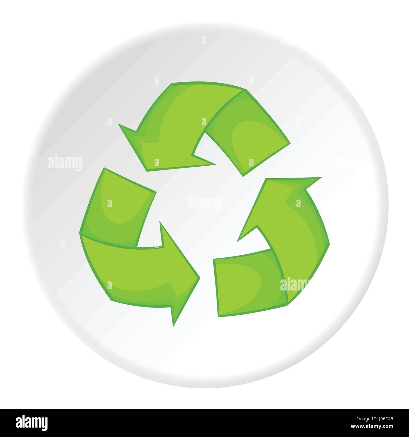 Recycling icon, cartoon style Stock Vector Image &amp; Art - Alamy