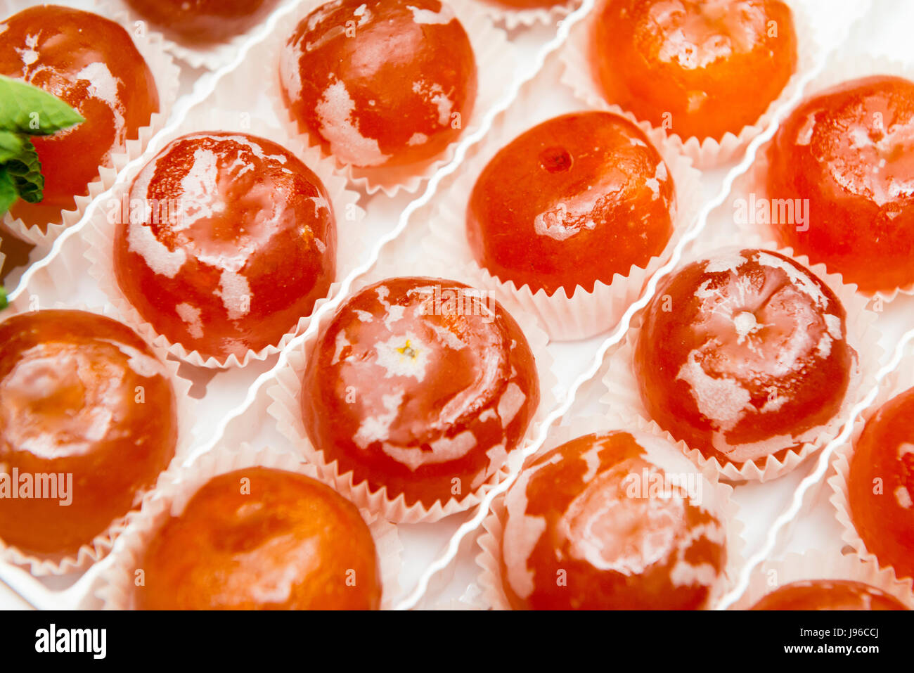 Borough Market London stylish upmarket food candied fruit crystallized fruit glacé fruit citrus