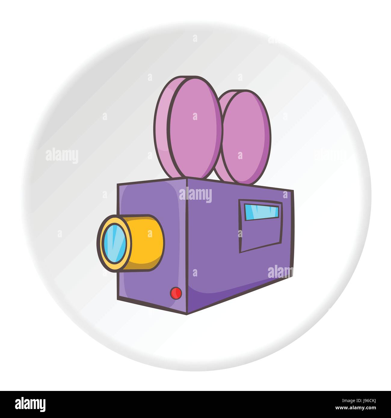 Multimedia projector cartoon image Stock Vector Images - Alamy