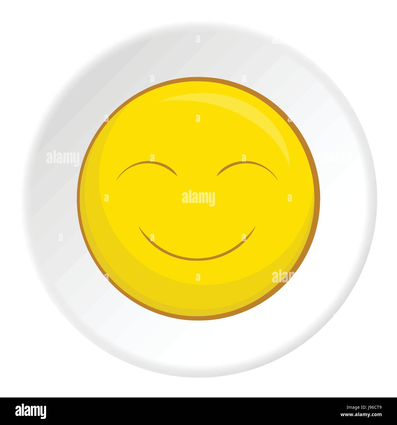 Smiley face icon, cartoon style Stock Vector Image & Art - Alamy