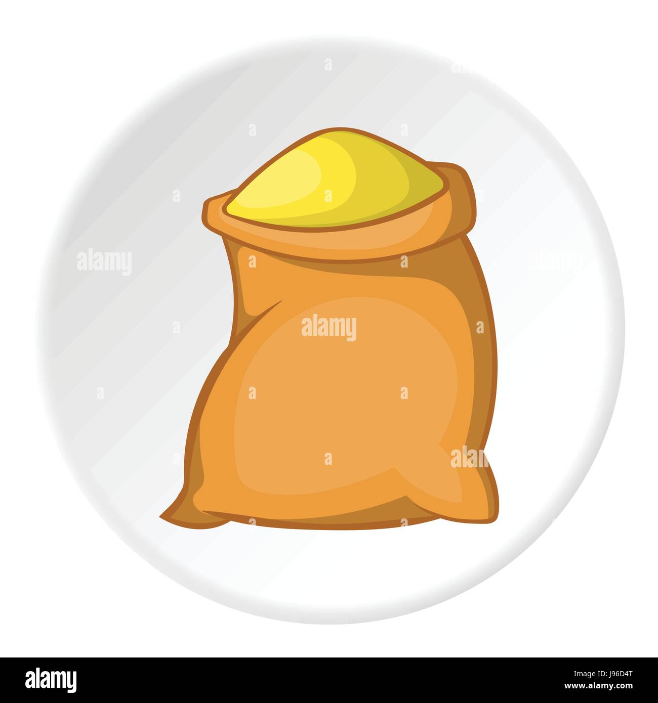 Sack of flour icon, cartoon style Stock Vector Image & Art - Alamy