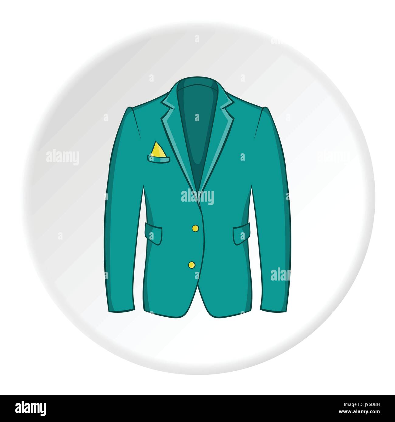 Men green jacket icon, cartoon style Stock Vector Image & Art - Alamy