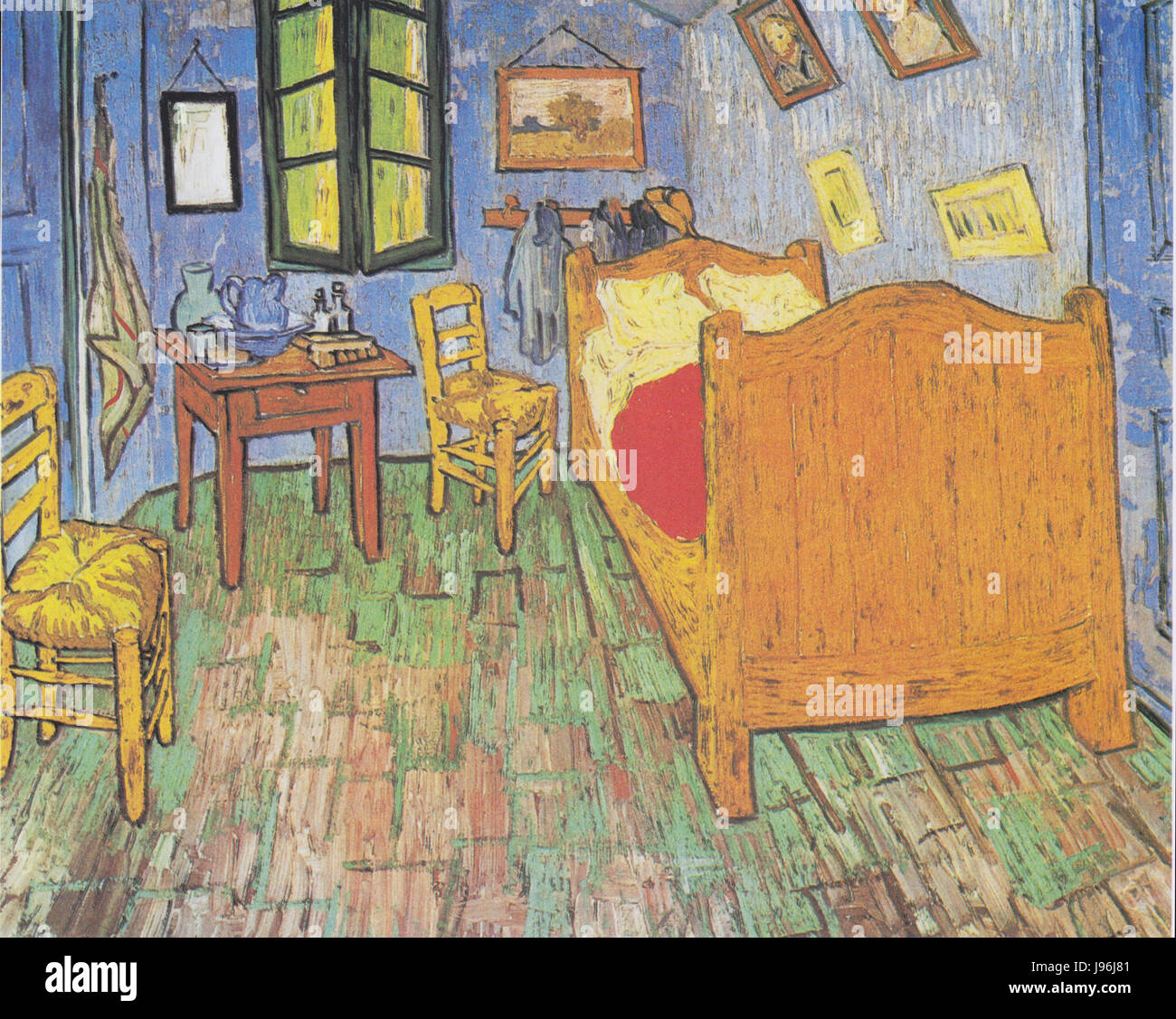 Van Gogh   Vincents Schlafzimmer in Arles3 Stock Photo