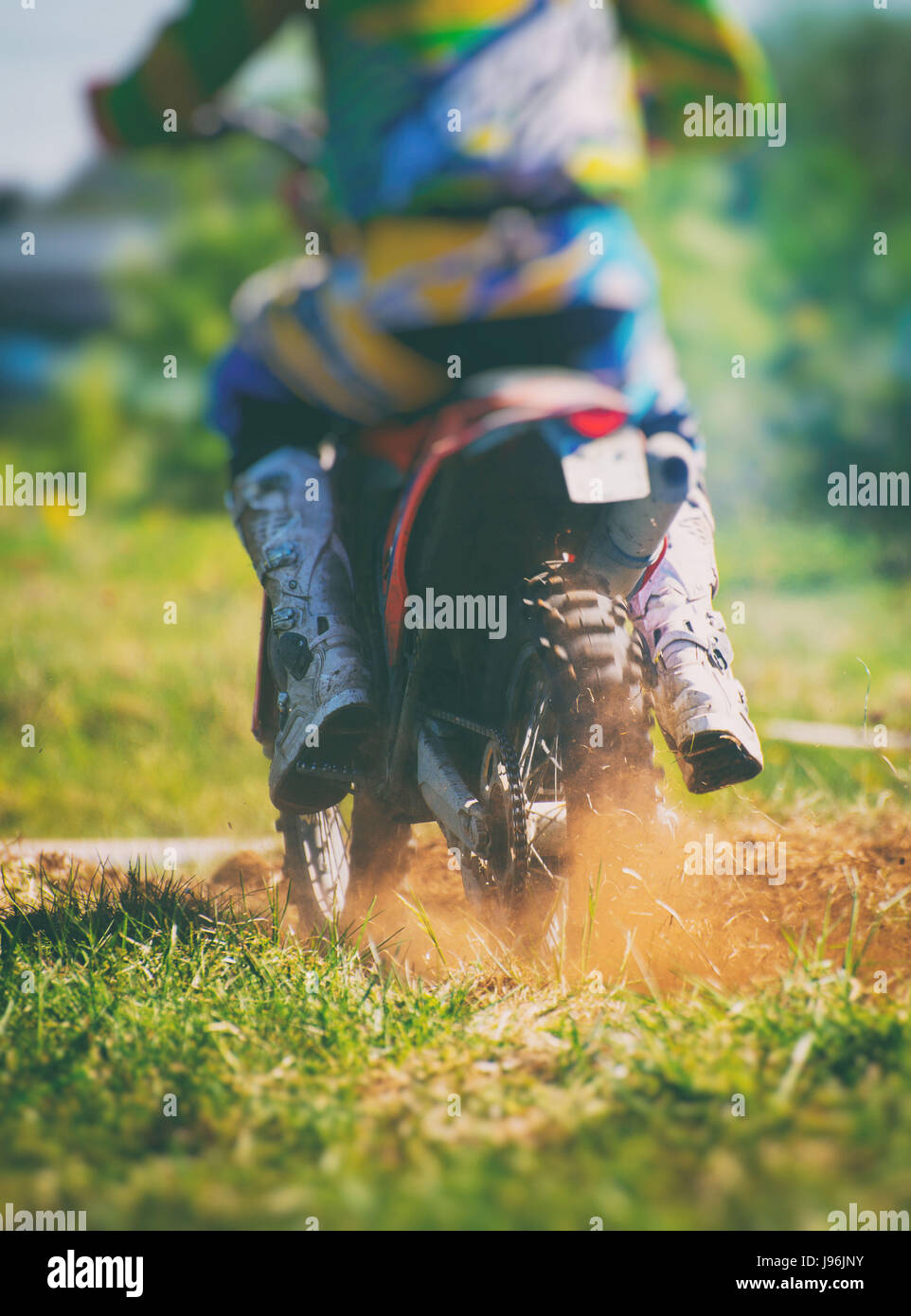 Rear view motocross bike hi-res stock photography and images - Alamy