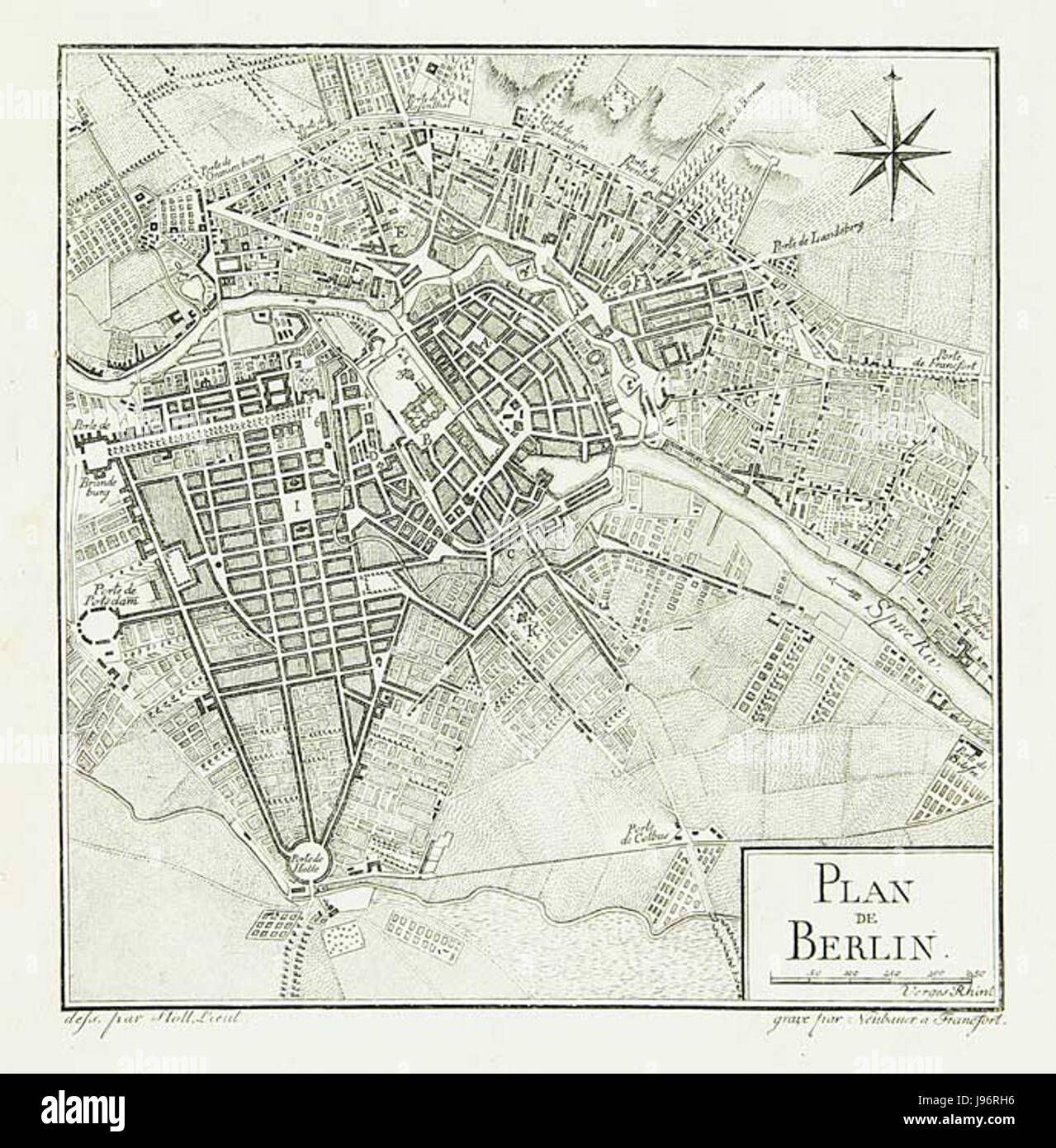 Old map of berlin hi-res stock photography and images - Alamy