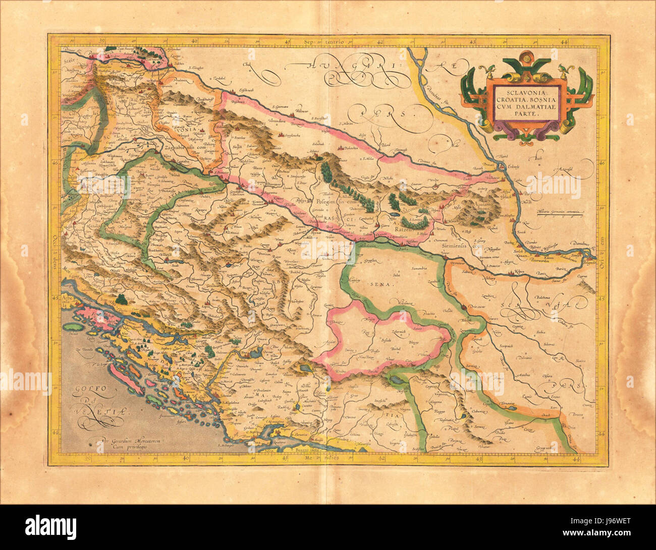 Croatian territorial division hi-res stock photography and images - Alamy