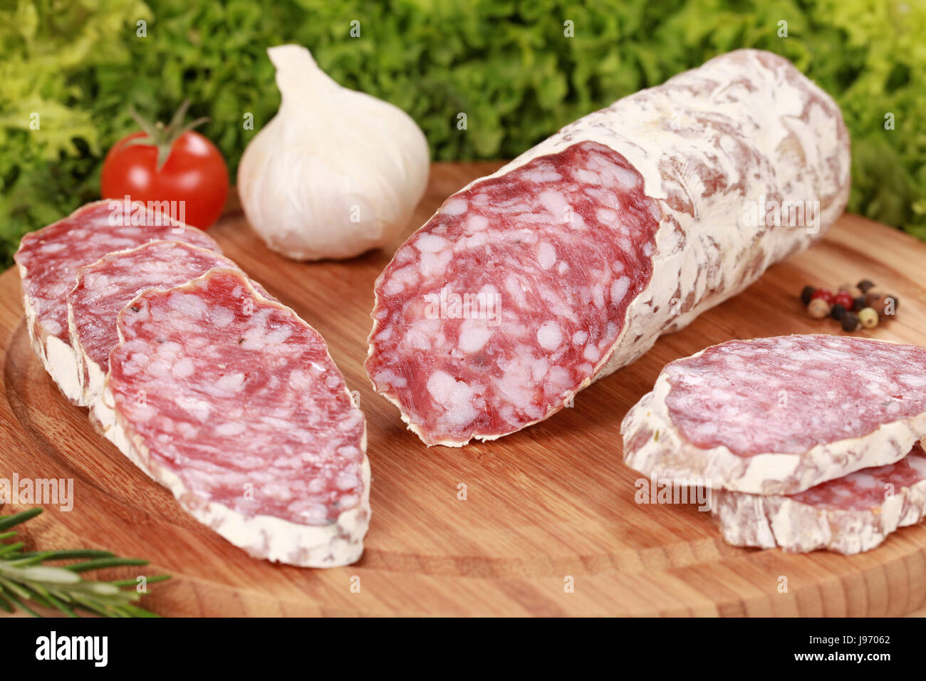 pepper, kitchen, cuisine, garlic, italian, salami, ham, bacon, thick