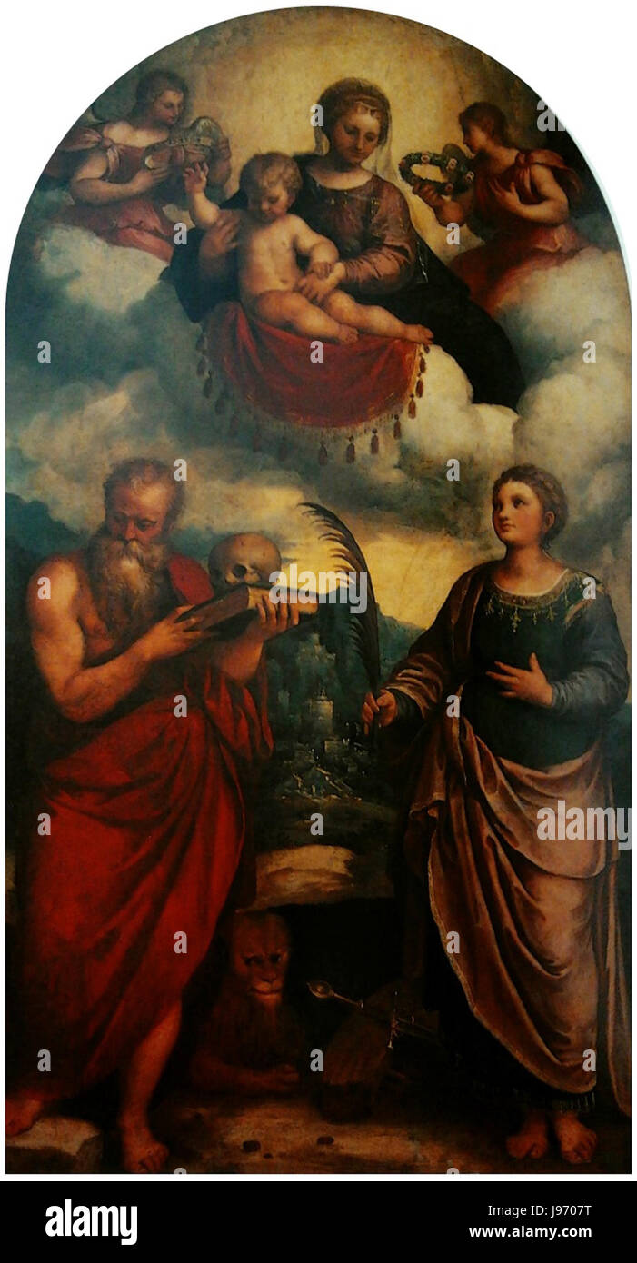 This artwork depicts the Madonna and Child, attributed to the artist
