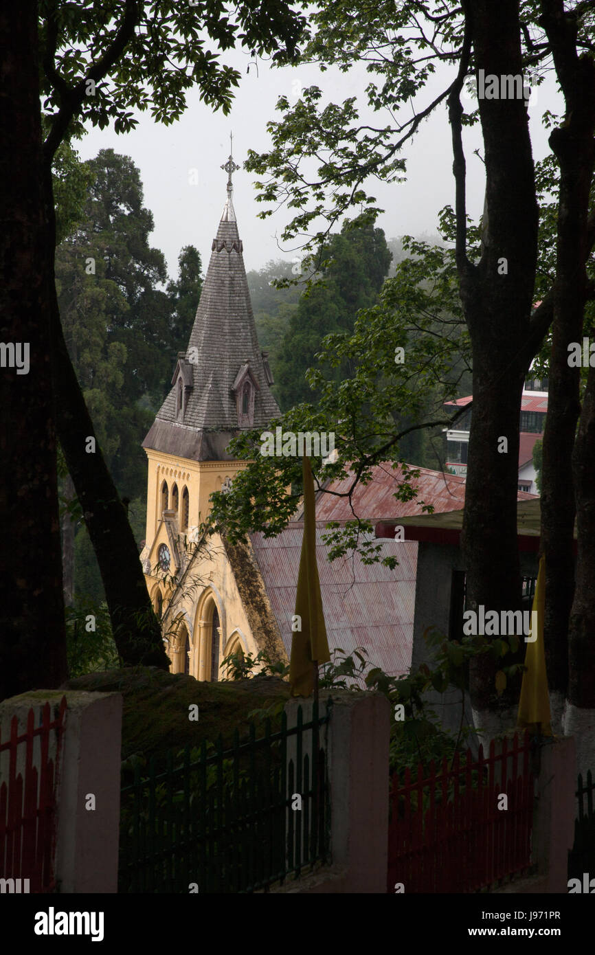 St Andrews Church, Darjeeling, West Bengal, India Stock Photo