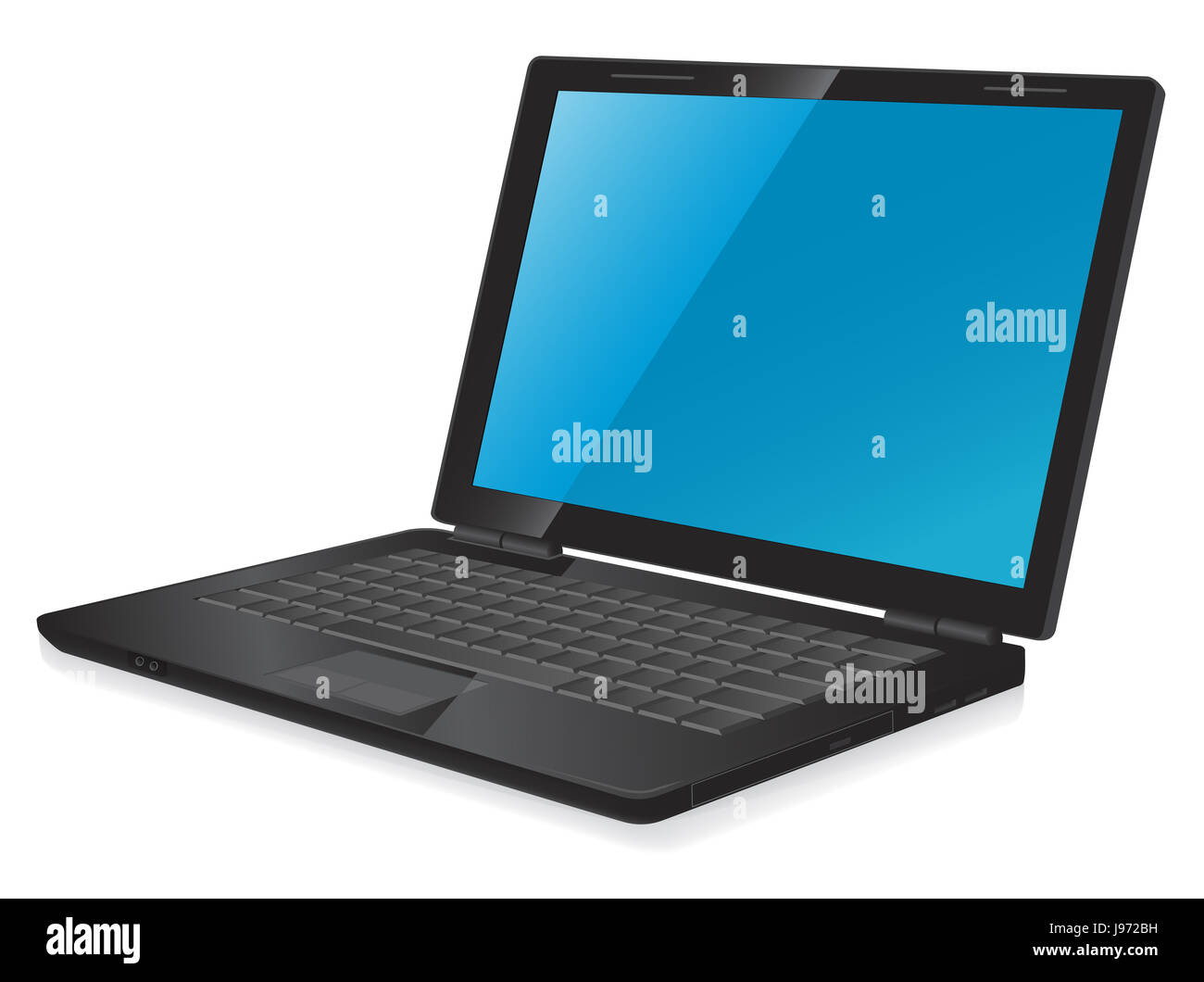 laptop, notebook, computers, computer, PC, isolated, monitor, vector