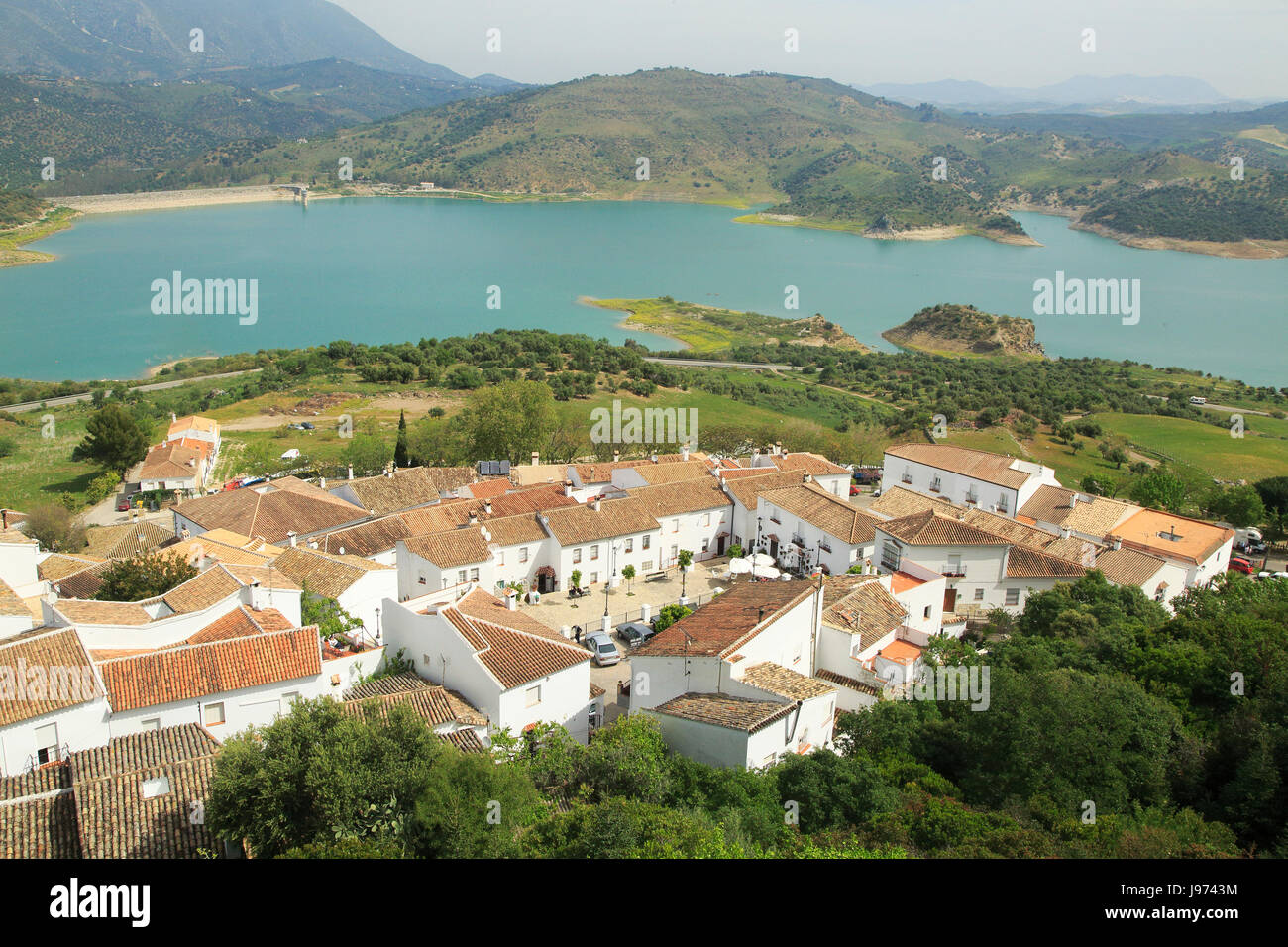 Embalse ZaharaEl Gastor Reservoir lake, Zahara de la Sierra, Cadiz