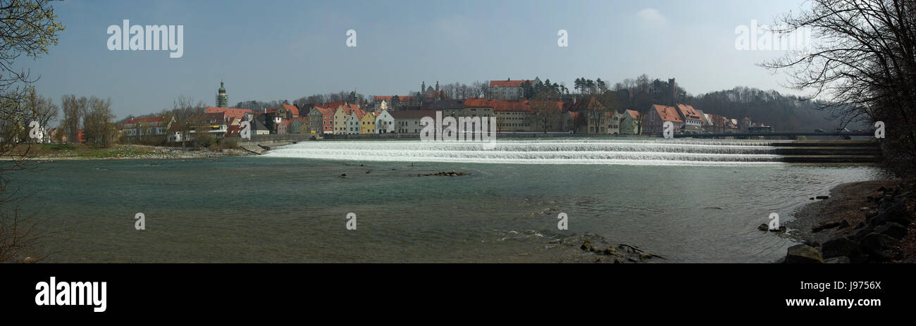 panorama - landsberg am lech Stock Photo
