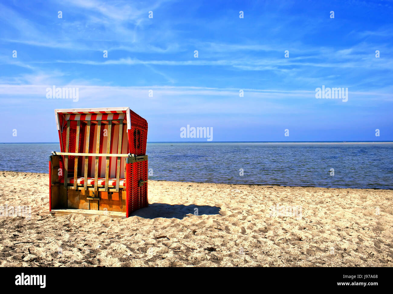 beach chair Stock Photo