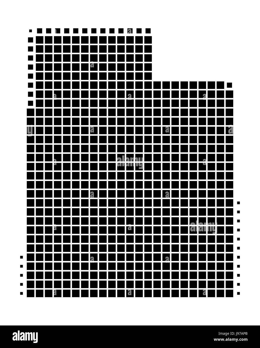 map of utah Stock Photo Alamy