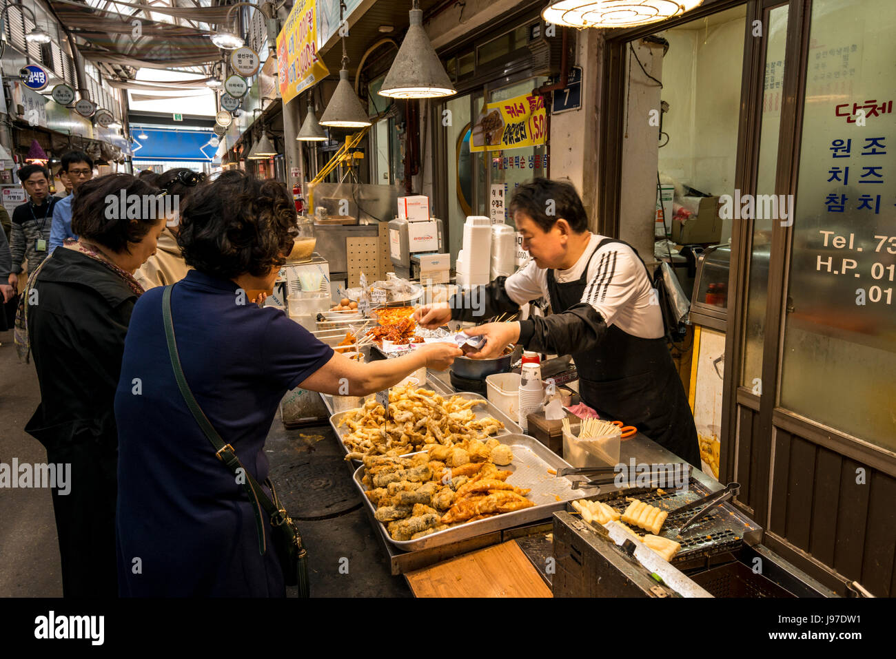 Seoul Food Market Korea Street Food Stock Photos Korea Street Food Stock 