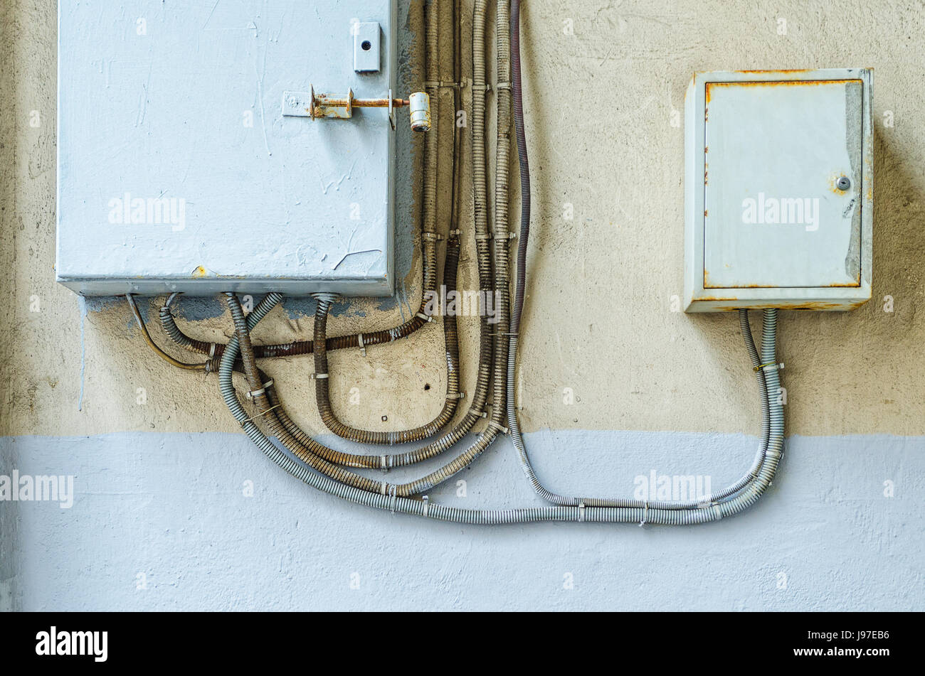 electrical switchboard stock photos \u0026 electrical switchboard stockelectrical switchboard on the wall wiring to the electrical panel on the wall detail