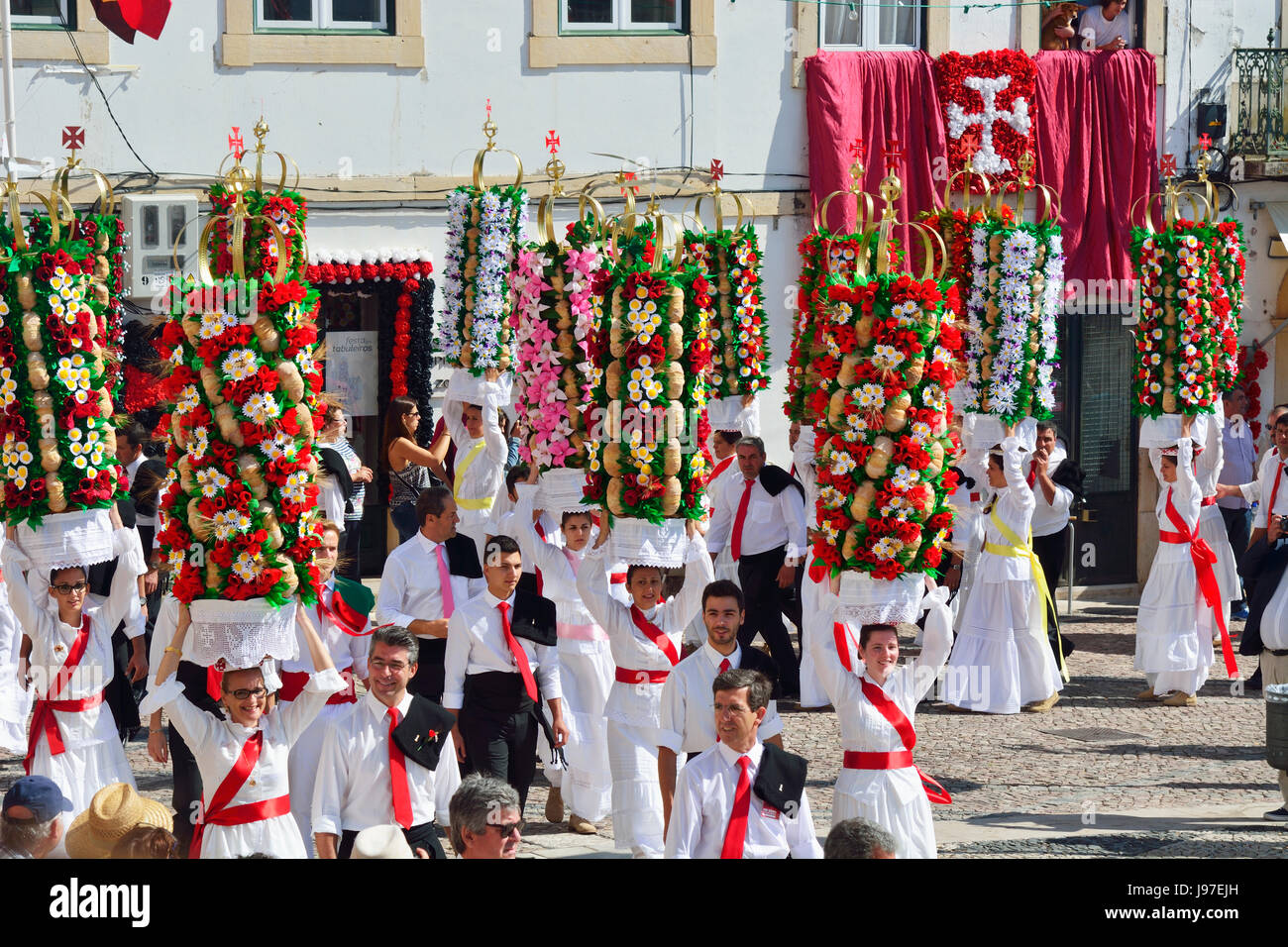 The Festa dos Tabuleiros (Festival of the Trays) in Tomar. Portugal