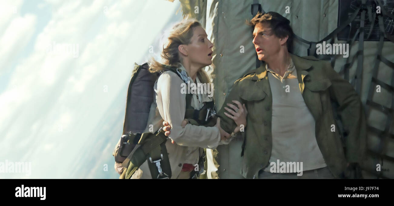 THE MUMMY 2017 Universal Pictures film wth Tom Cruise and Annabelle Wallis Stock Photo