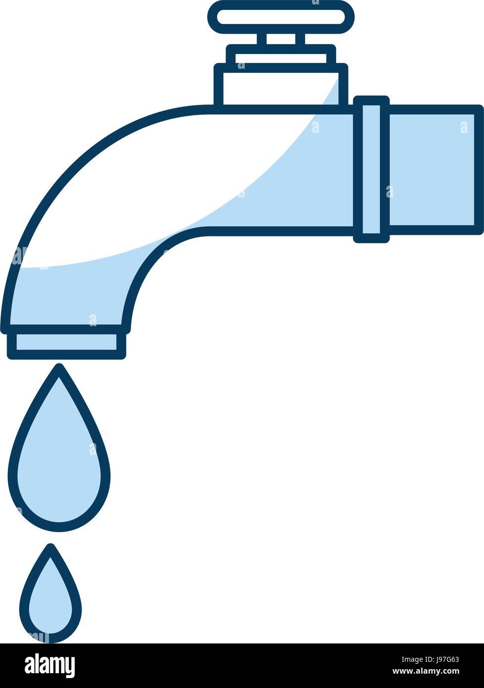 water tap isolated icon Stock Vector Image & Art - Alamy