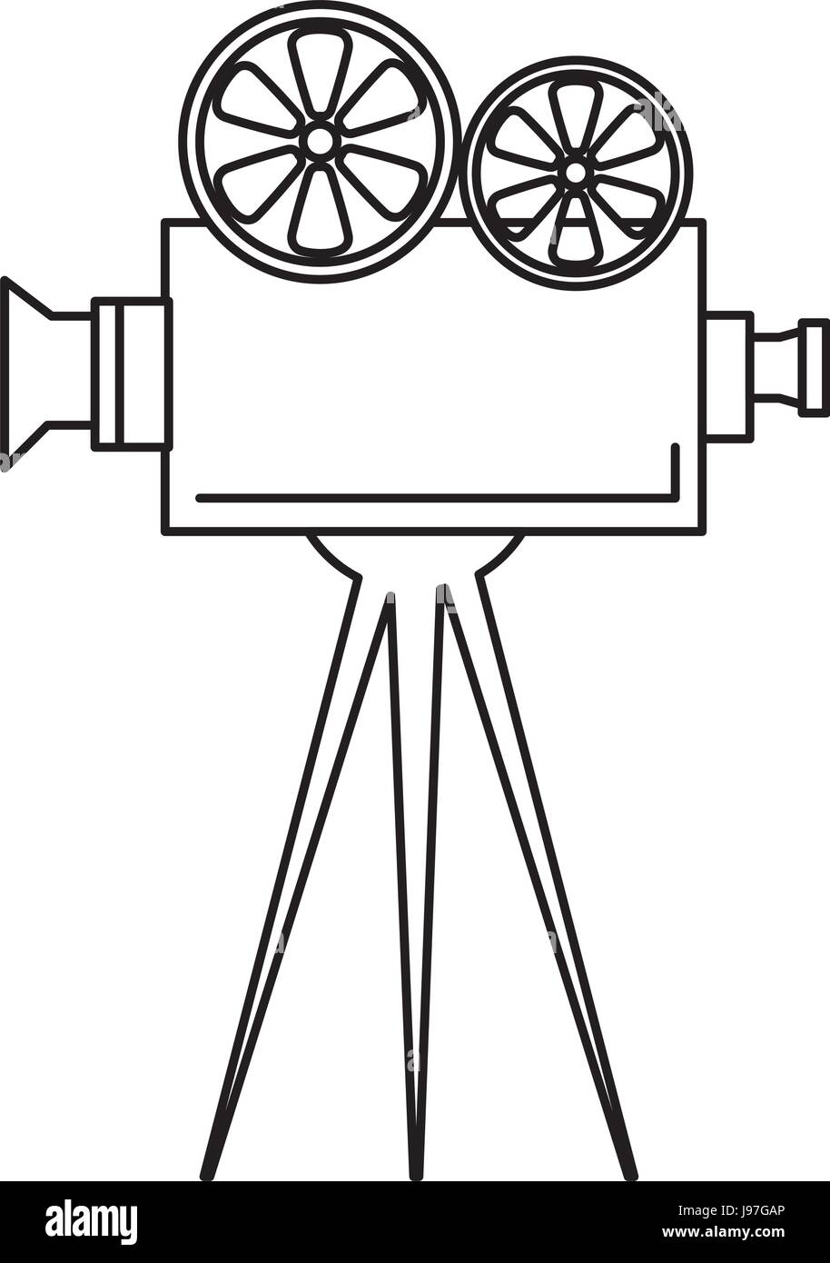 cinema film camera icon Stock Vector Image & Art - Alamy