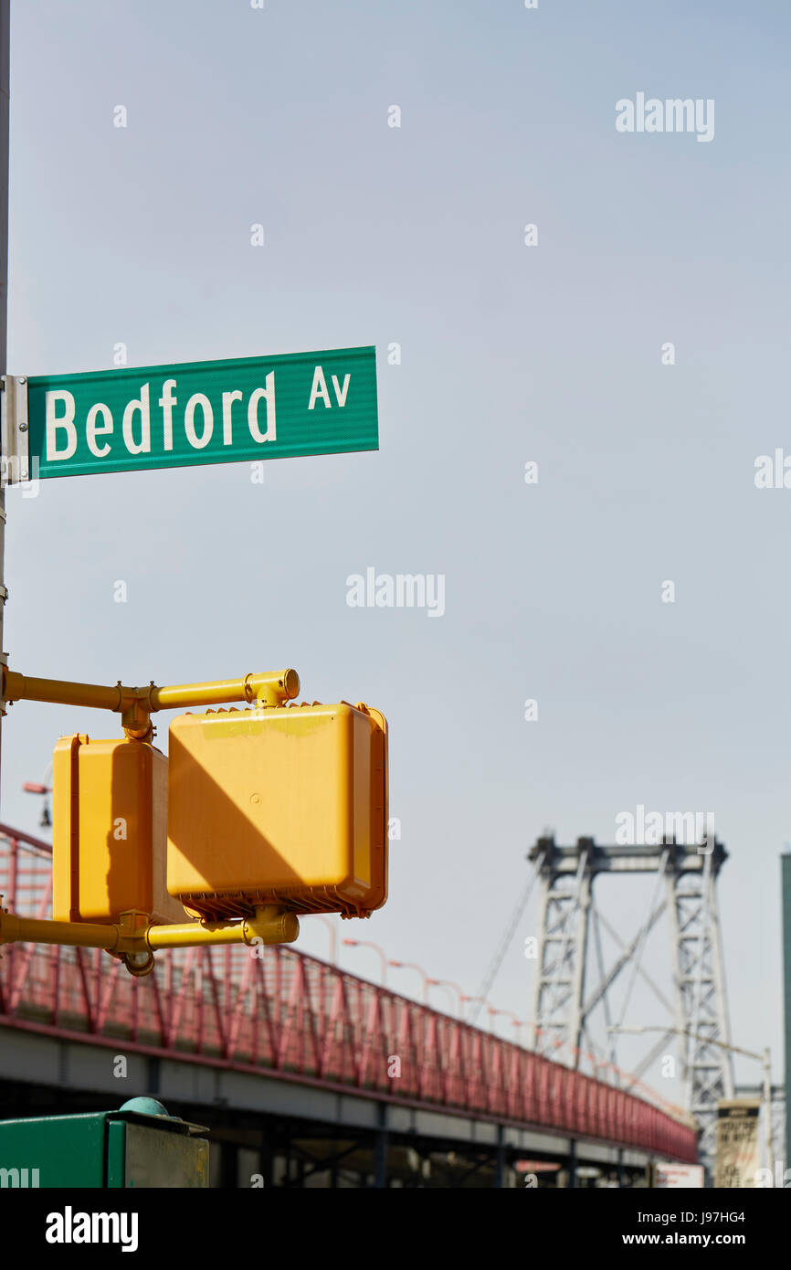 Bedford avenue, williamsburg, brooklyn hires stock photography and