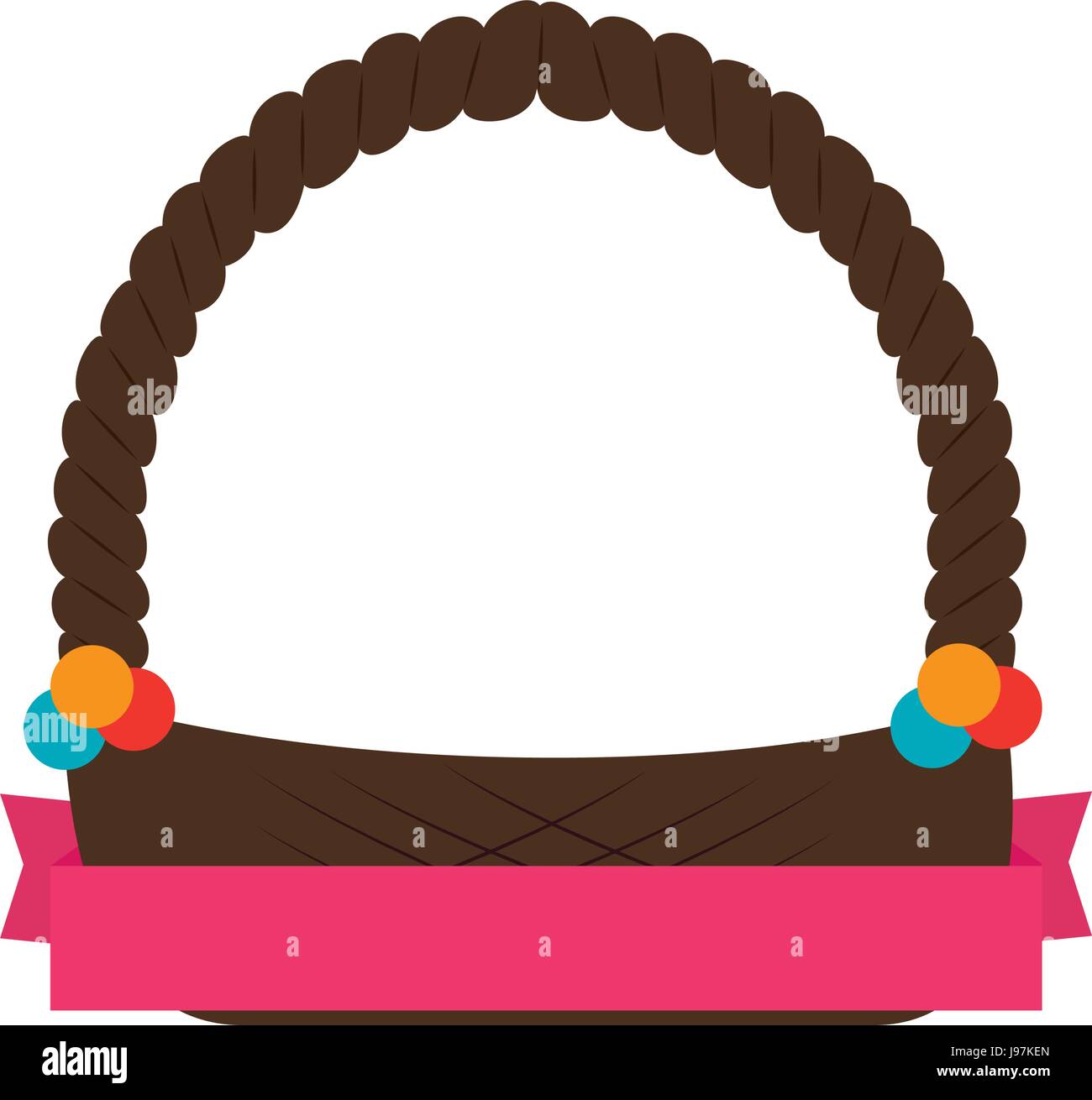 Empty easter basket Stock Vector Image & Art Alamy