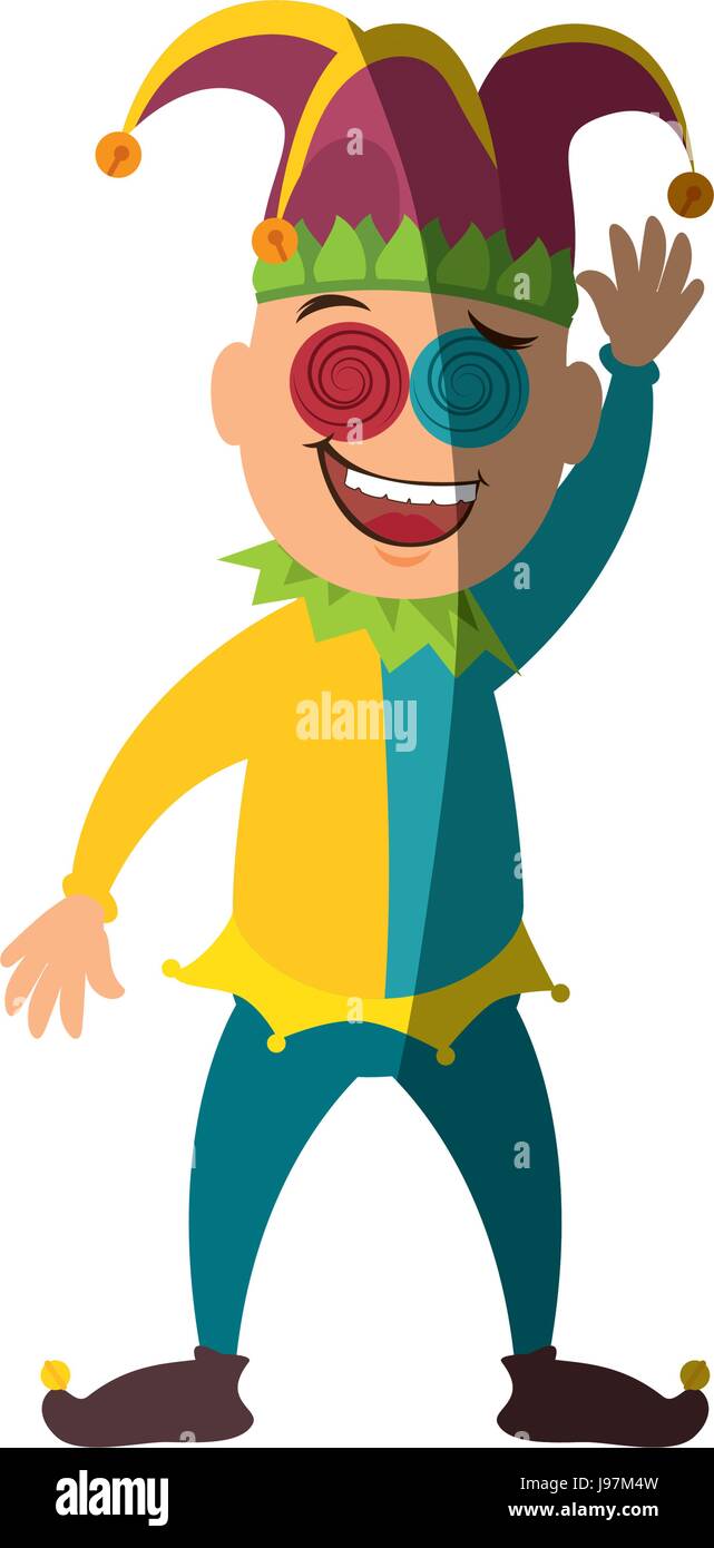 Jester clown cartoon Stock Vector Image & Art - Alamy