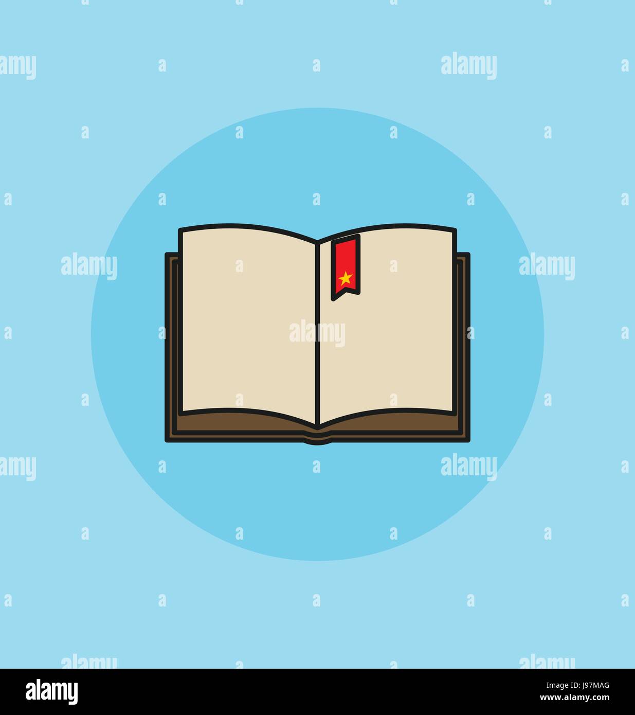 Book vector illustration icon Stock Vector Image & Art - Alamy
