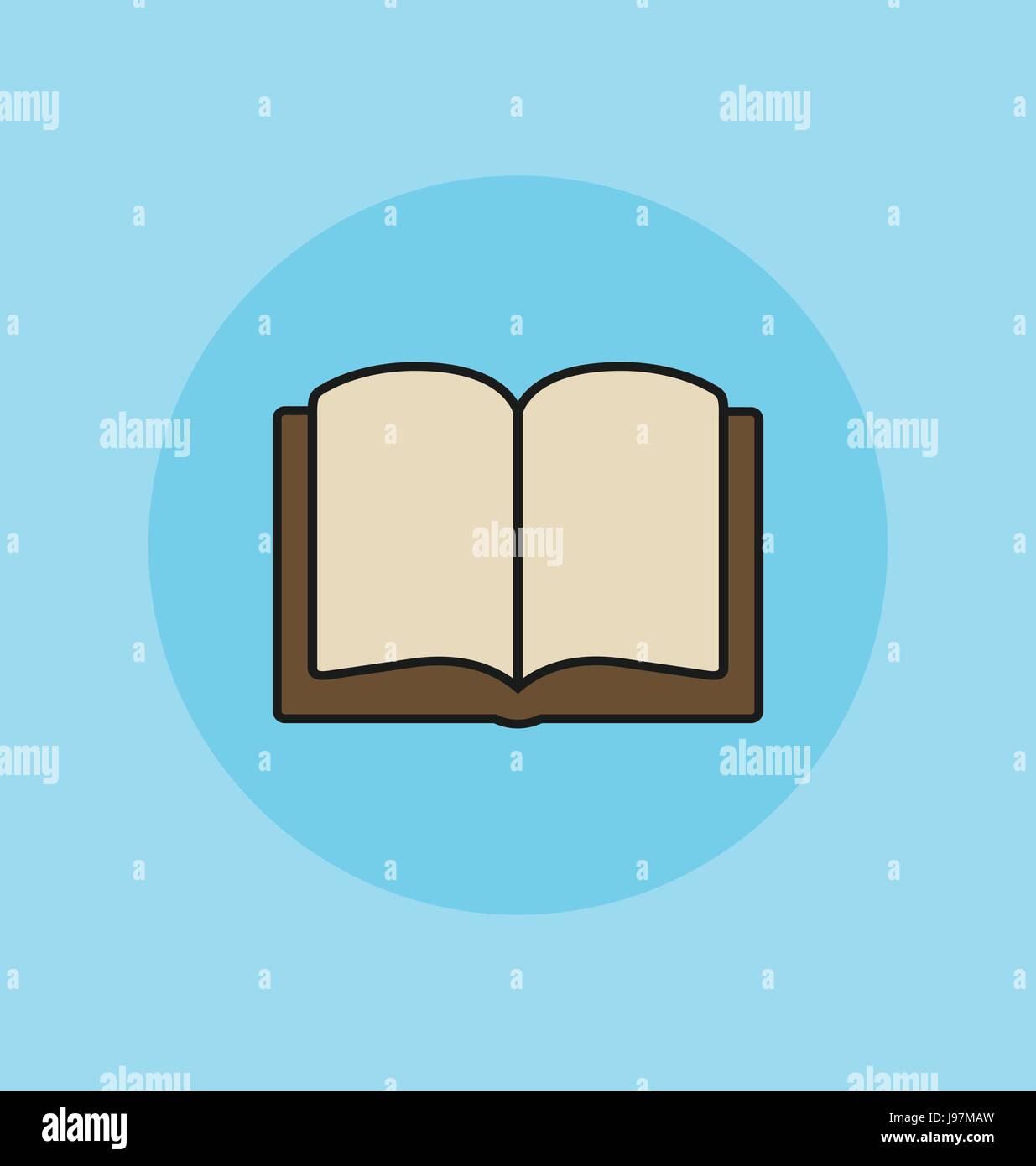 Book vector illustration icon Stock Vector Image & Art - Alamy