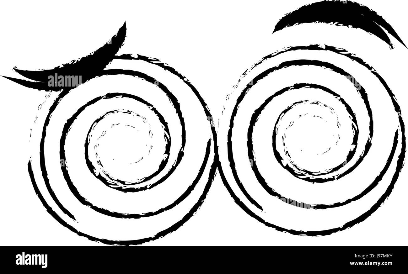 Crazy cartoon eyes Stock Vector Image & Art - Alamy