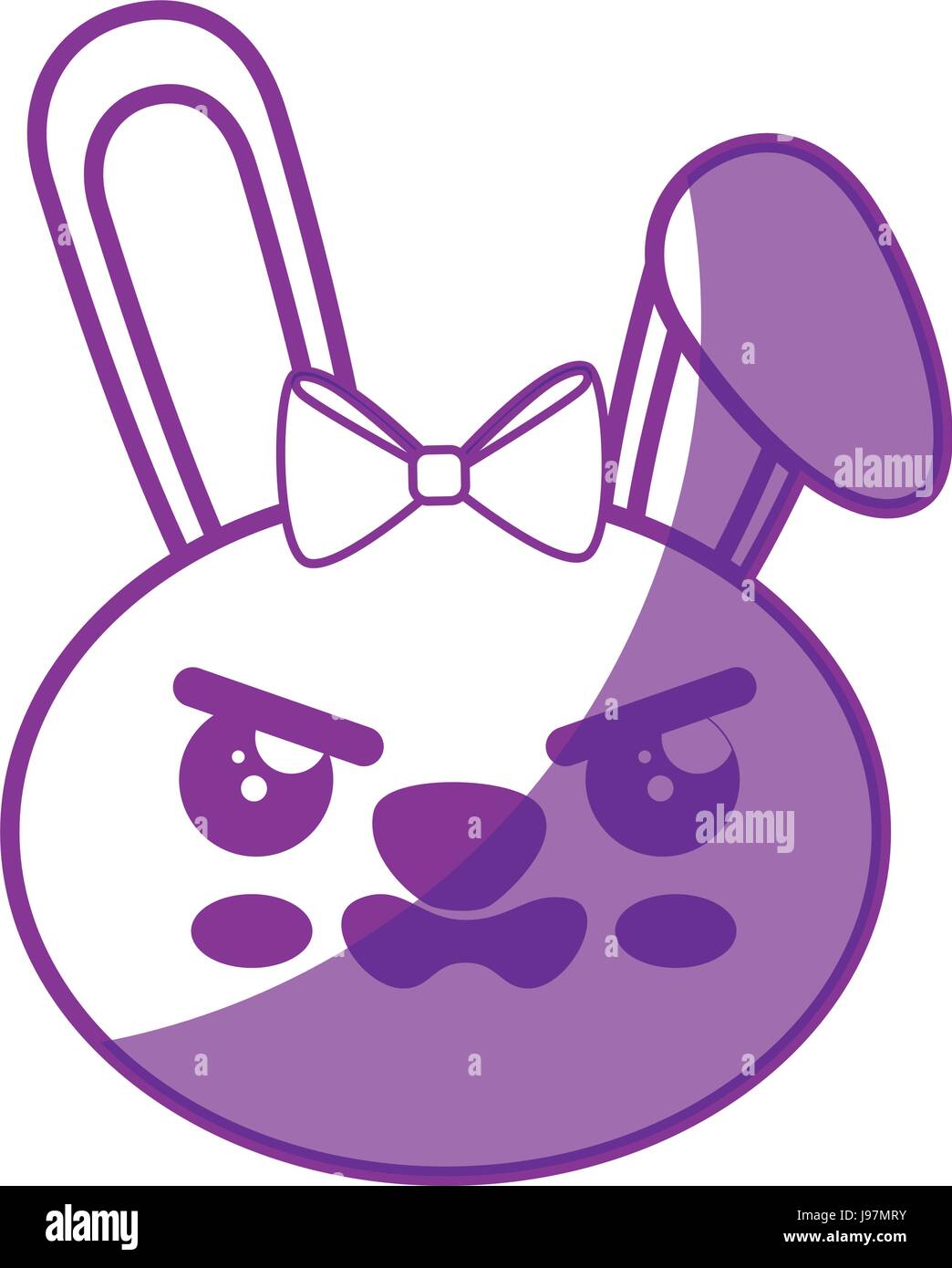 Bunny kawaii cartoon Stock Vector Image & Art - Alamy