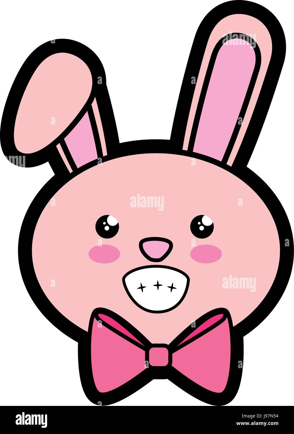 Bunny kawaii cartoon Stock Vector Image & Art - Alamy