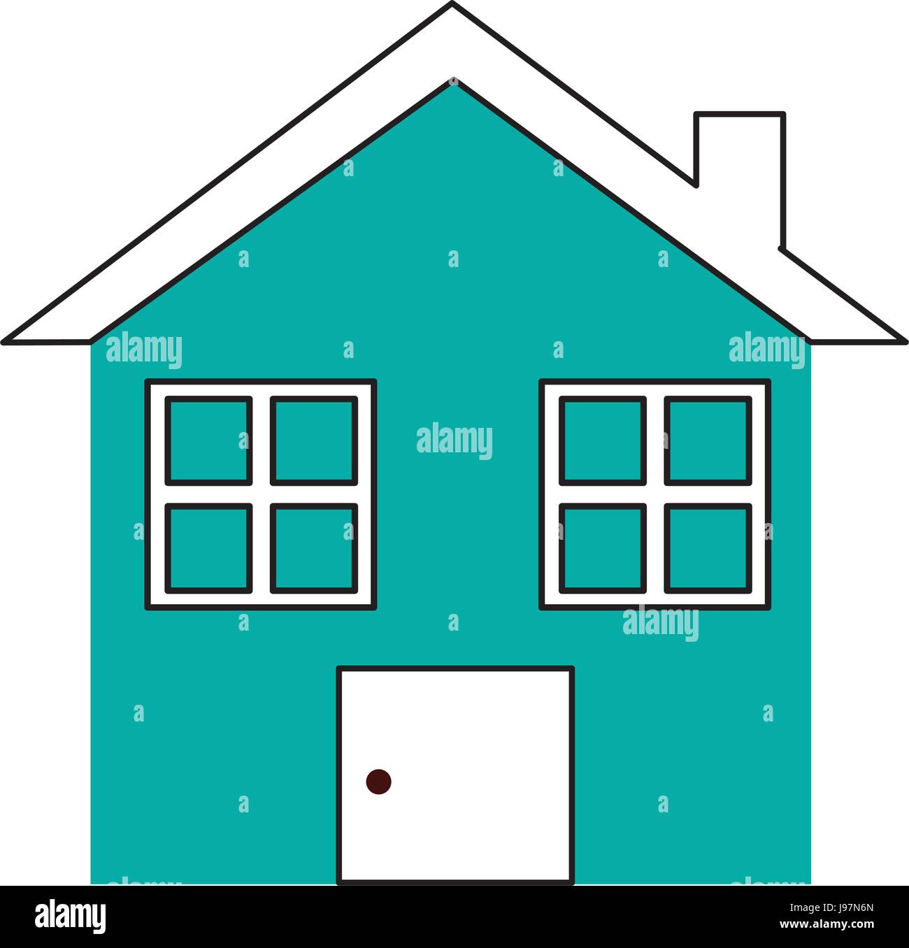 home house isolated icon Stock Vector Image & Art - Alamy