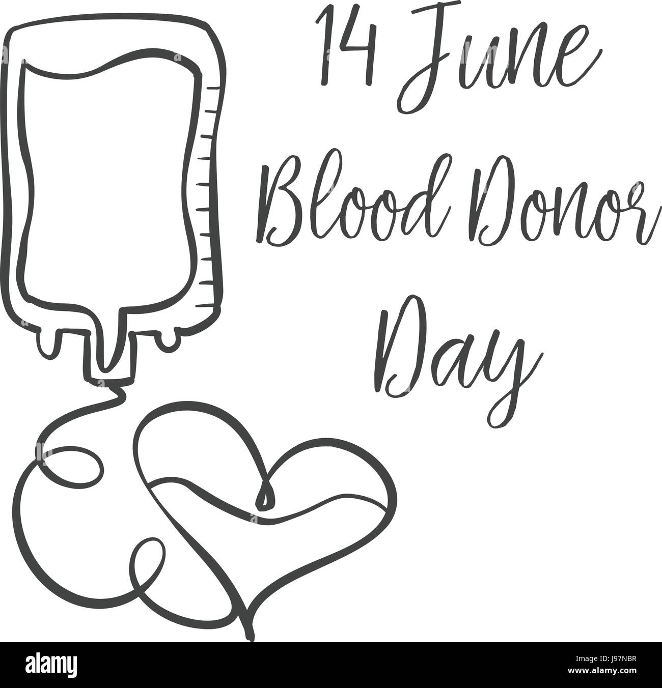 World blood donor day style doodle Stock Vector Image & Art - Alamy