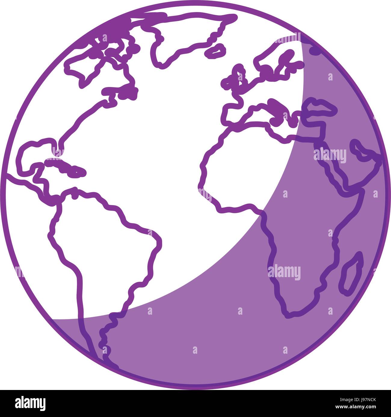 World globe isolated Stock Vector Image & Art - Alamy